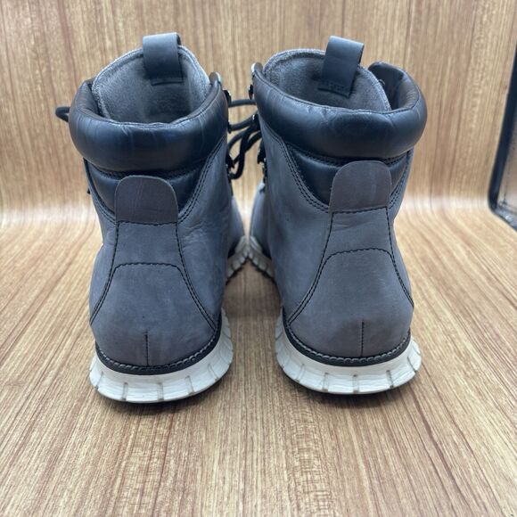 Cole Haan Zerogrand Water Resistant Leather Boots - Men's Size 13 M - Gray - Picture 4 of 9